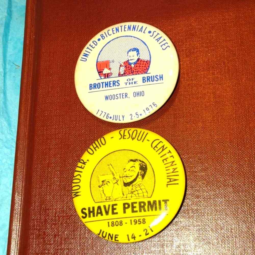 Wooster, Ohio Pinback Button's